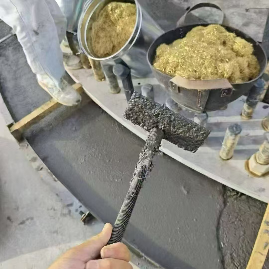 金牛C120钢纤维高强无收灌浆料 轧机压缩机汽轮机发电机锻压设备底座灌浆材料